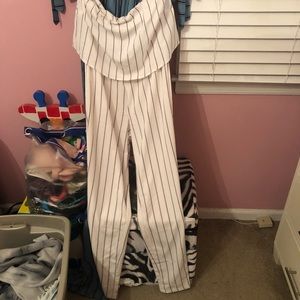Striped Jumpsuit